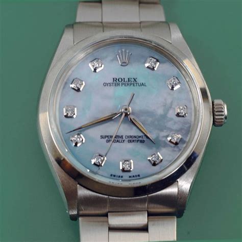 rolex airking mop diamond